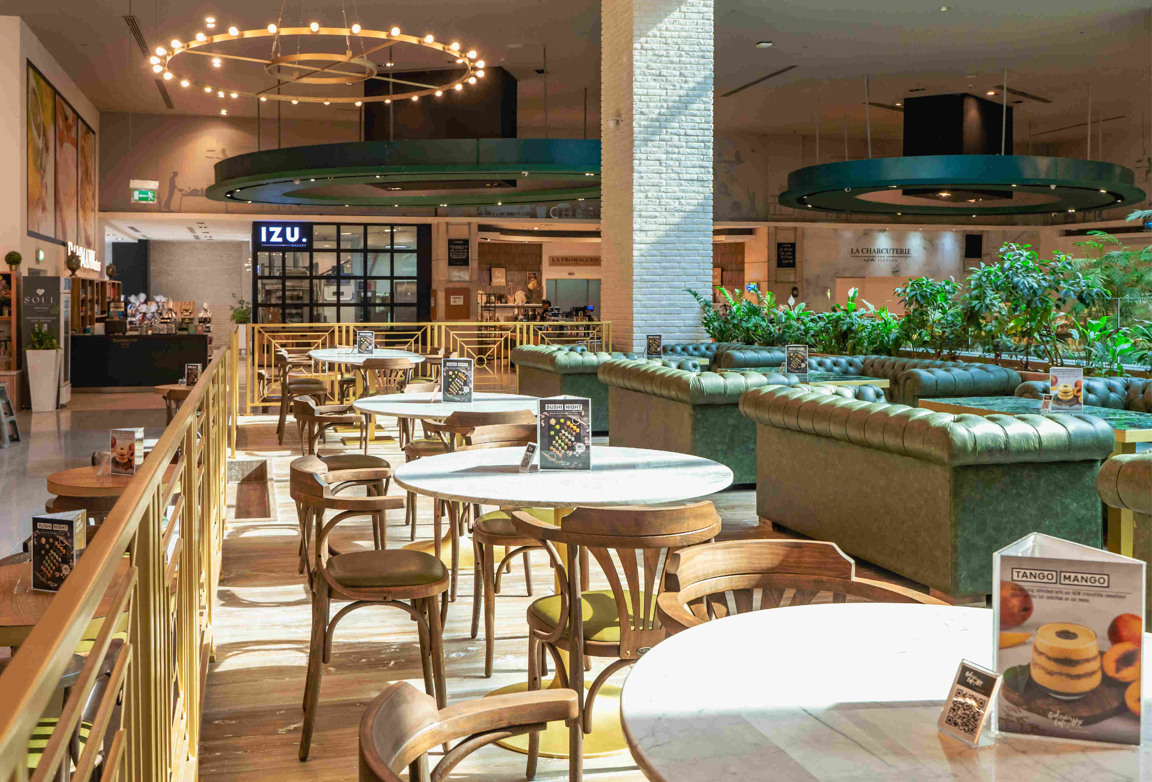 Discover a variety of global cuisines and gourmet delights at Le Gourmet’s food hall, Galeries Lafayette Dubai.